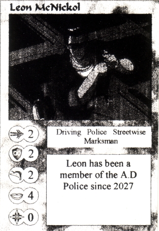 Scan of 'Leon McNickol' Scavenger Wars card