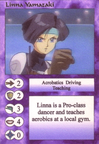 Scan of 'Linna Yamazaki' Scavenger Wars card