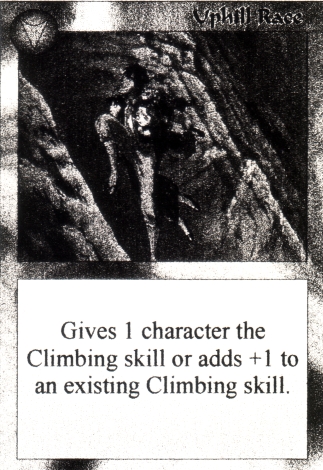 Scan of 'Uphill Race' Scavenger Wars card