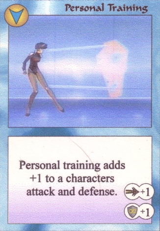 Scan of 'Personal Training' Scavenger Wars card
