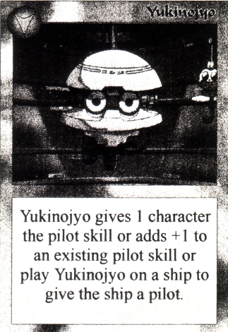 Scan of 'Yukinojyo' Scavenger Wars card