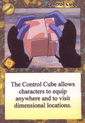 Scan of 'Control Cube' Scavenger Wars card