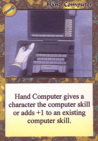 Scan of 'Hand Computer' Scavenger Wars card