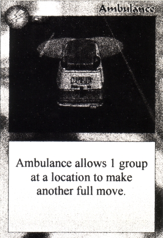 Scan of 'Ambulance' Scavenger Wars card