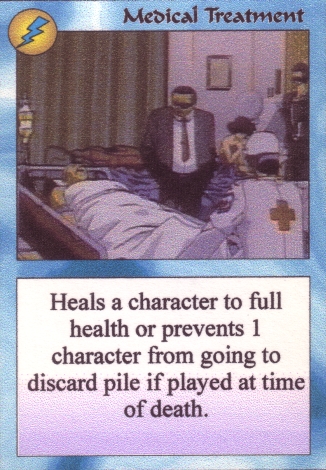 Scan of 'Medical Treatment' Scavenger Wars card