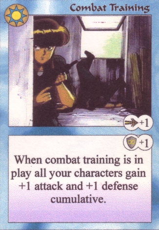 Scan of 'Combat Training' Scavenger Wars card
