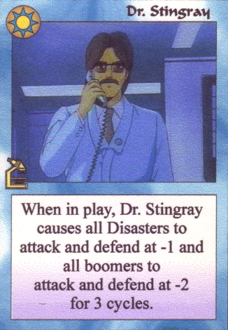 Scan of 'Dr. Stingray' Scavenger Wars card
