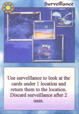 Scan of 'Surveillance' Scavenger Wars card