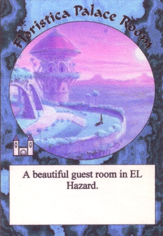 Scan of 'Floristica Palace Room' Scavenger Wars card