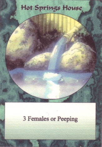 Scan of 'Hot Springs House' Scavenger Wars  card