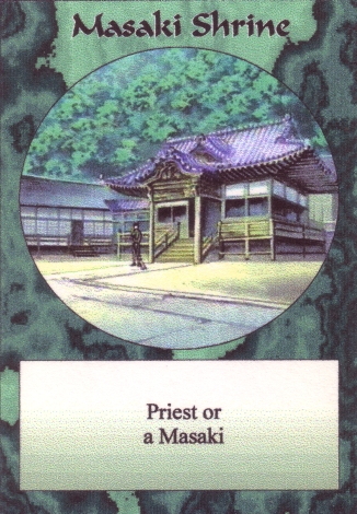 Scan of 'Masaki Shrine' Scavenger Wars card