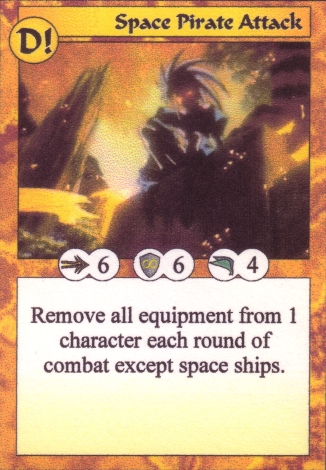 Scan of 'Space Pirate Attack' Scavenger Wars card