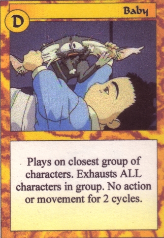 Scan of 'Baby' Scavenger Wars card