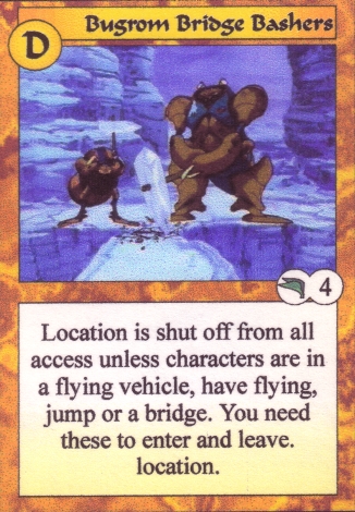 Scan of 'Bugrom Bridge Bashers' Scavenger Wars card