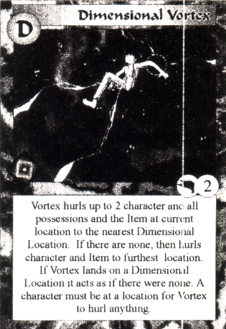 Scan of 'Dimensional Vortex' Scavenger Wars card