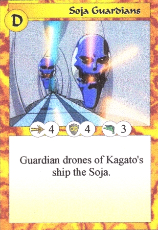 Scan of 'Soja Guardians' Scavenger Wars card