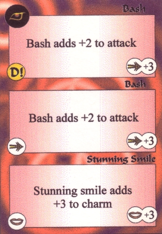 Scan of 'Bash / Bash / Stunning Smile' Scavenger Wars card