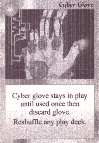 Scan of 'Cyber Glove' Scavenger Wars card