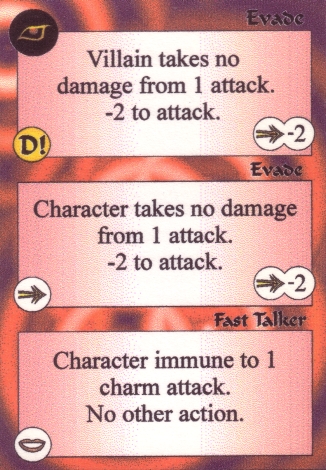 Scan of 'Evade / Evade / Fast Talker' Scavenger Wars card